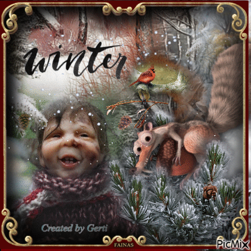 Winter inspiration in tale - GIF animé gratuit