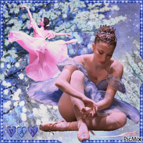 Femme ballerine... - Free animated GIF