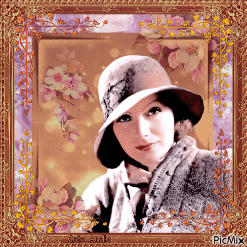 Greta Garbo, Actrice suédoise - 無料のアニメーション GIF