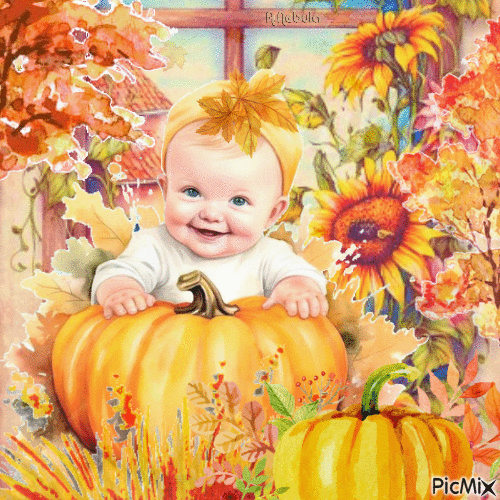 Autumn - Baby-contest - Δωρεάν κινούμενο GIF