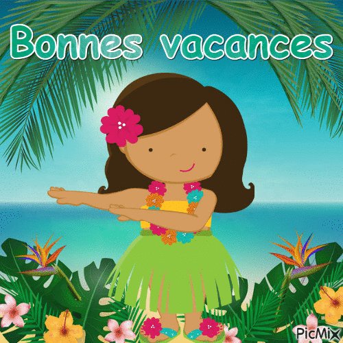 Bonnes vacances - Бесплатни анимирани ГИФ