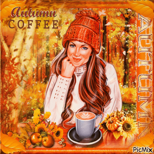 Fall Coffee - Δωρεάν κινούμενο GIF
