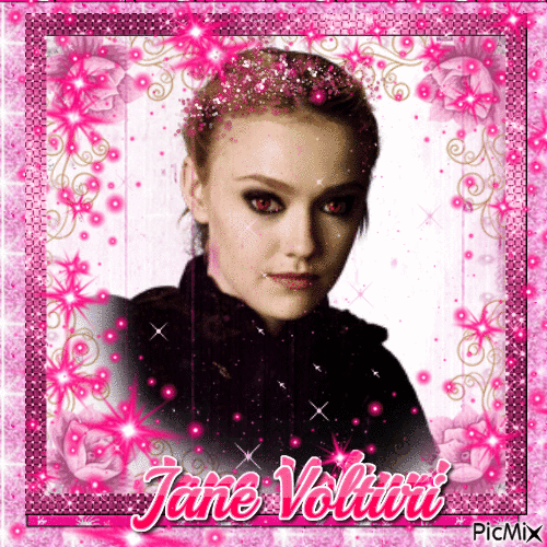 Jane Volturi in pink - Ingyenes animált GIF