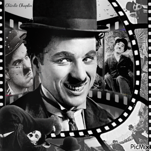 Charlie Chaplin - Δωρεάν κινούμενο GIF