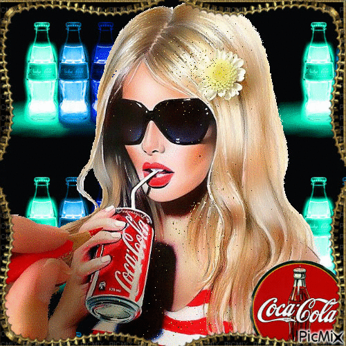Coca Cola - GIF animate gratis