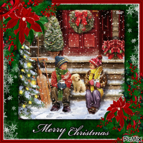 Merry Christmas my friend!!! - Ingyenes animált GIF