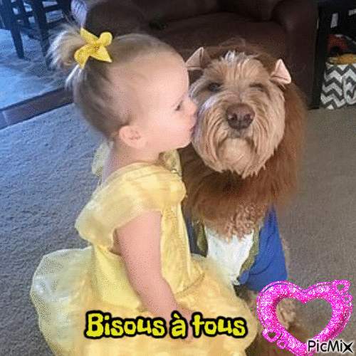 bisous à tous - Free animated GIF