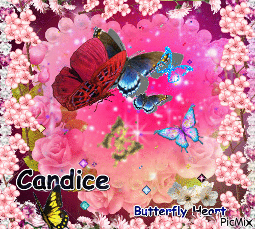 Butterfly Heart - Бесплатни анимирани ГИФ