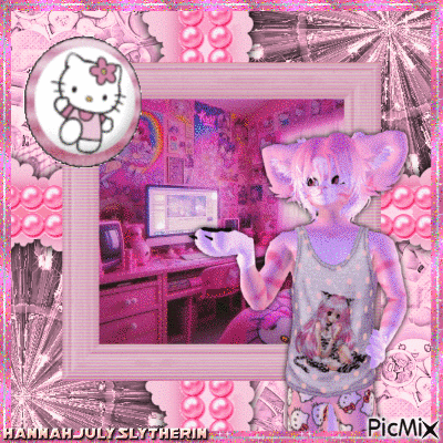 [[Hello Kitty Catboi]] - 免费动画 GIF
