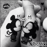 minnie and mickey - Δωρεάν κινούμενο GIF