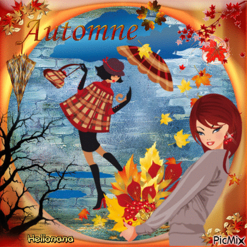 Oups !!!! c'est l'automne - Free animated GIF