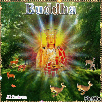Buddha - Gratis animerad GIF