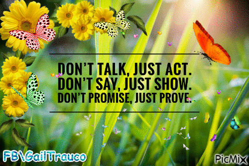 Don't Act Just Talk - Free animated GIF