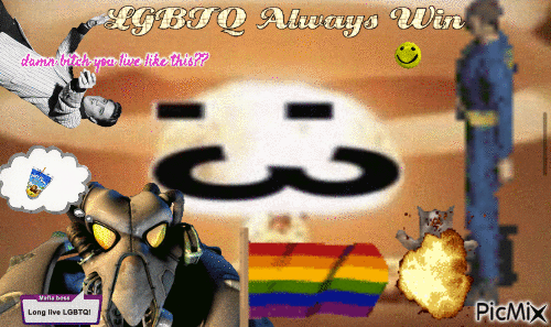 enclave says lgbtq rights (rare) (never seen before) - GIF animado grátis