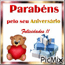 Parabens - GIF animado grátis