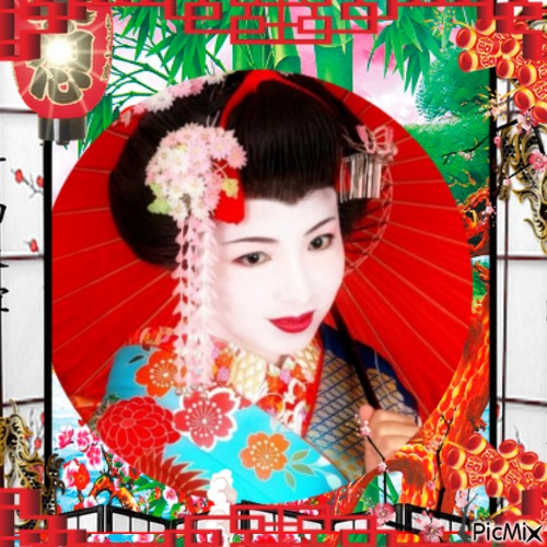 Women Geisha - безплатен png