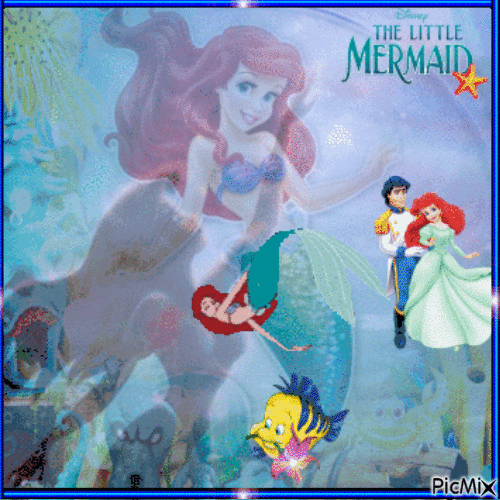 Ariel Disney - Bezmaksas animēts GIF