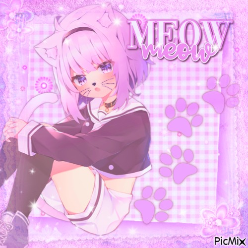 MEOW meow - gratis png