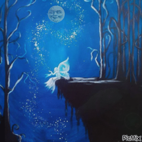 night fairy - GIF animado gratis