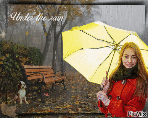 Under the rain - 免费动画 GIF
