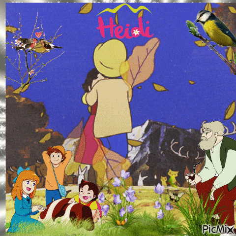 HEIDI Générations 1980 - Animovaný GIF zadarmo