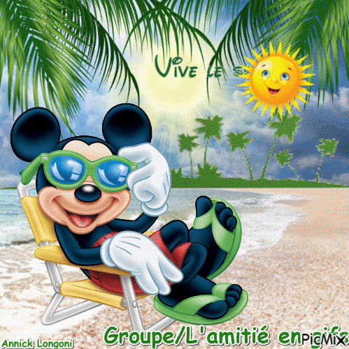 Vive le soleil - Animovaný GIF zadarmo