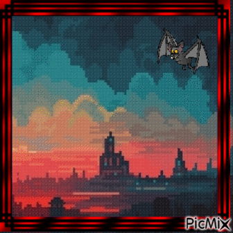Замок графа Дракулы - Bezmaksas animēts GIF
