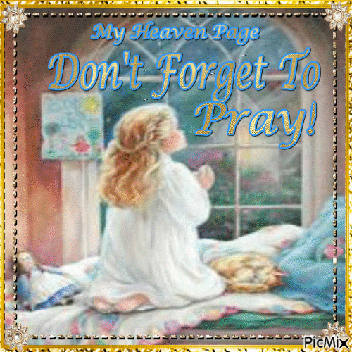 Don't Forget To Pray! - Bezmaksas animēts GIF