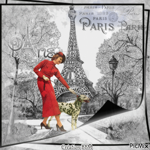 Paris par BBM - Бесплатный анимированный гифка