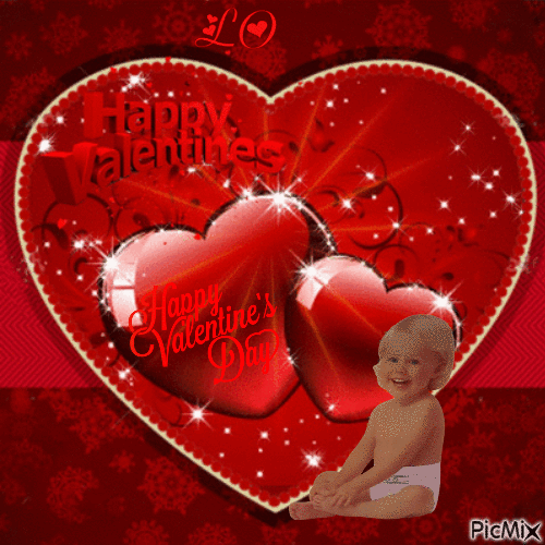 Valentine Baby - GIF animasi gratis