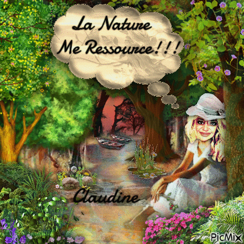 La Nature Ma Ressource! - GIF animado grátis
