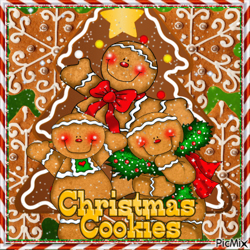 Christmas Cookies ... Yummy - GIF animé gratuit