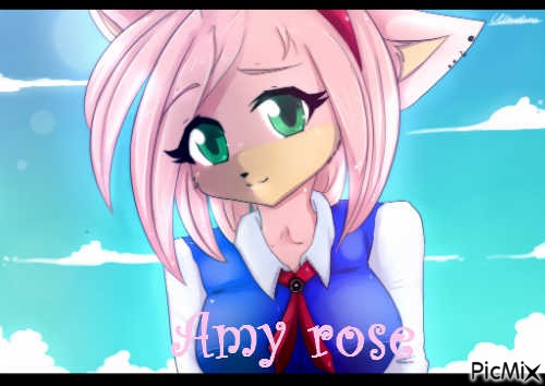 Amy rose - besplatni png