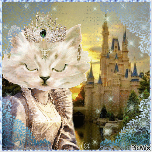 Queen Kitty - GIF animado gratis