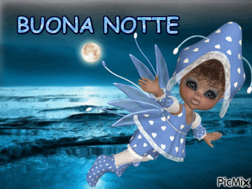 BUONA NOTTE - Бесплатный анимированный гифка