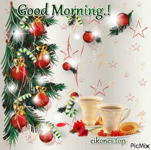 Christmas-Good Morning - Free PNG