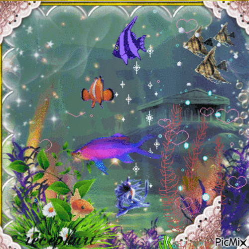 Aquarium - Nemokamas animacinis gif