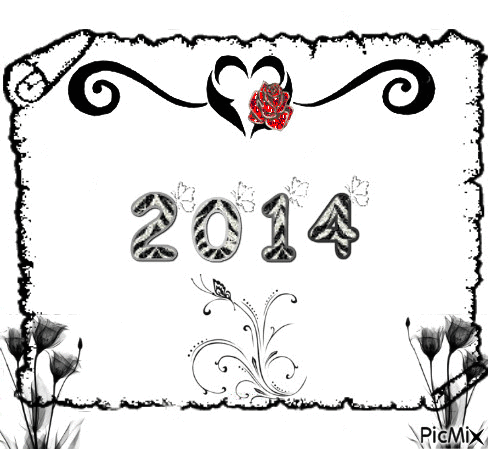 مبروك عليكم 2014 - Animovaný GIF zadarmo