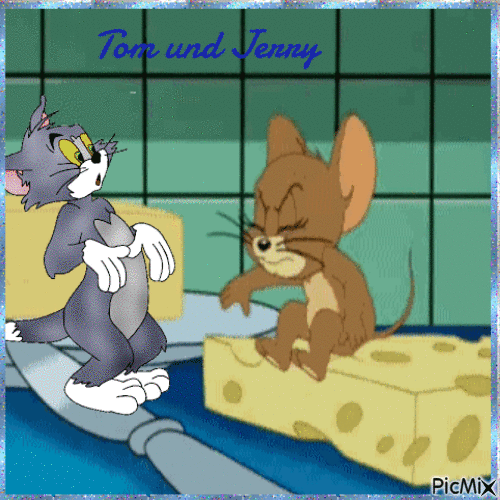 Tom und Jerry - Darmowy animowany GIF