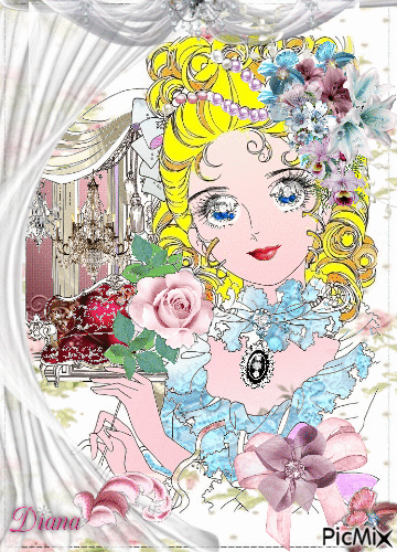 Le rose di Versailles : Maria Antonietta - GIF animado gratis