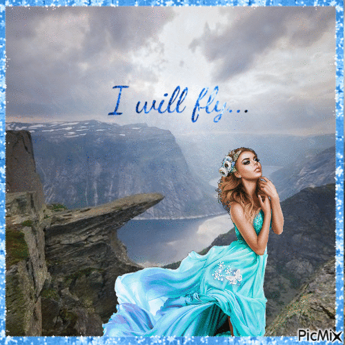 I will  fly... - Δωρεάν κινούμενο GIF