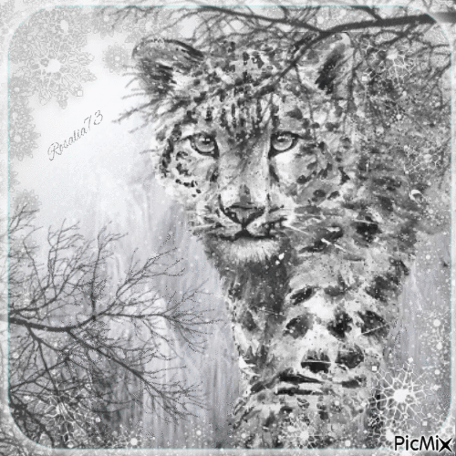 -Animal salvaje de invierno- - GIF animado grátis