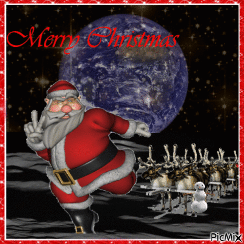 Mad Santa - Bezmaksas animēts GIF