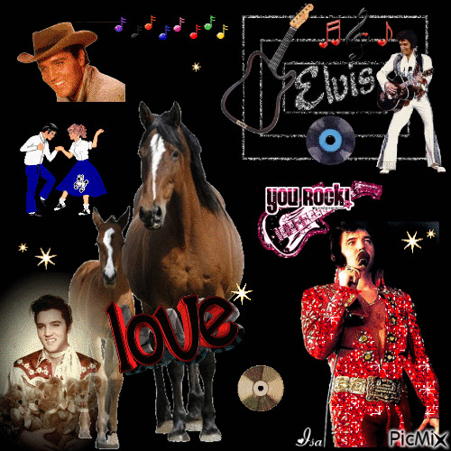 Love Elvis - Бесплатни анимирани ГИФ