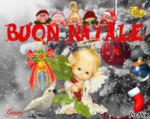 Buon Natale - Animovaný GIF zadarmo