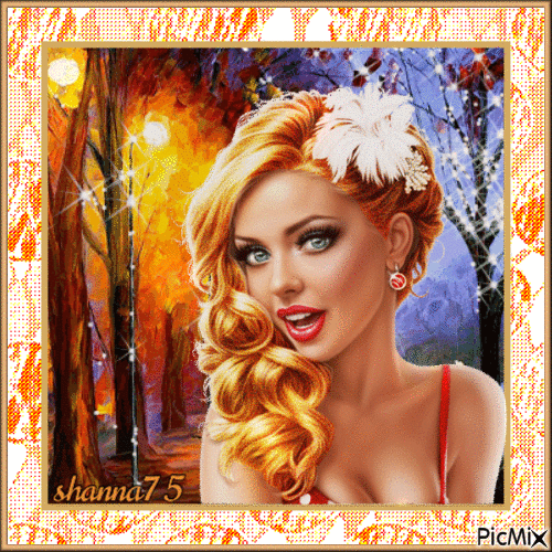 jolie blondinette ♥♥ - GIF animé gratuit