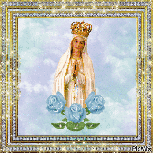 our lady of fatima - Gratis animeret GIF