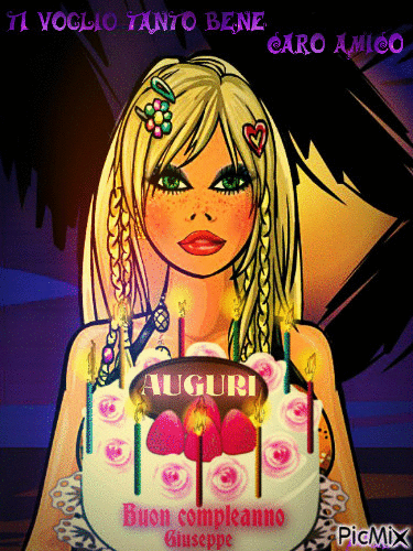 Buon Compleanno - 無料のアニメーション GIF