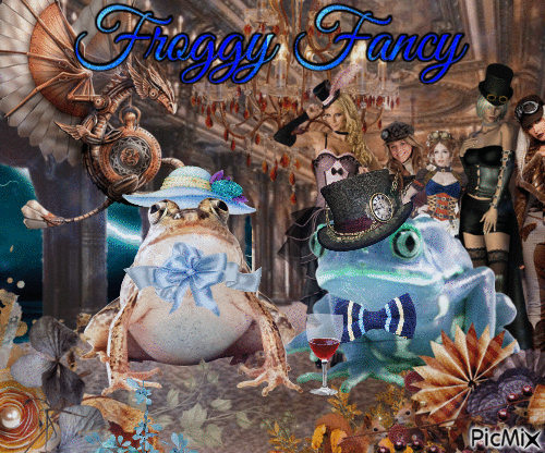 Froggy Frogs ballroom - Zdarma animovaný GIF