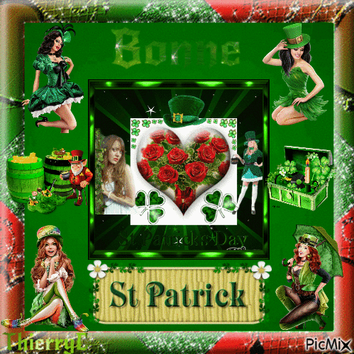 St Patrick - Ilmainen animoitu GIF